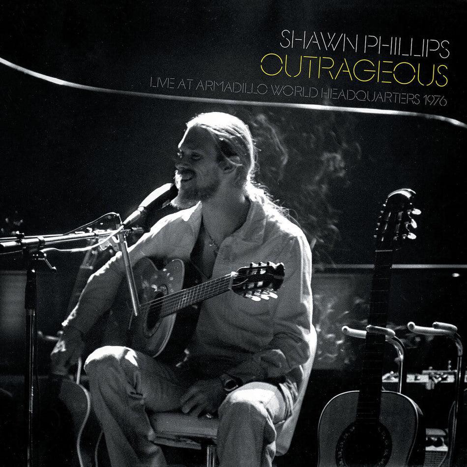 the album cover for Shawn Phillips - Outrageous - Live At Awhq 1976 [Digipak]