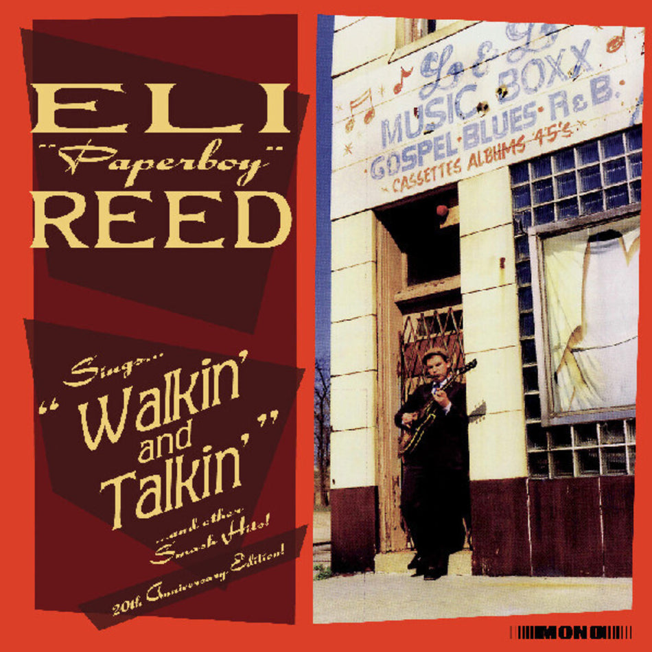 the album cover for Eli Reed  Paperboy - Sings Walkin' And Talkin' And Other Smash Hits