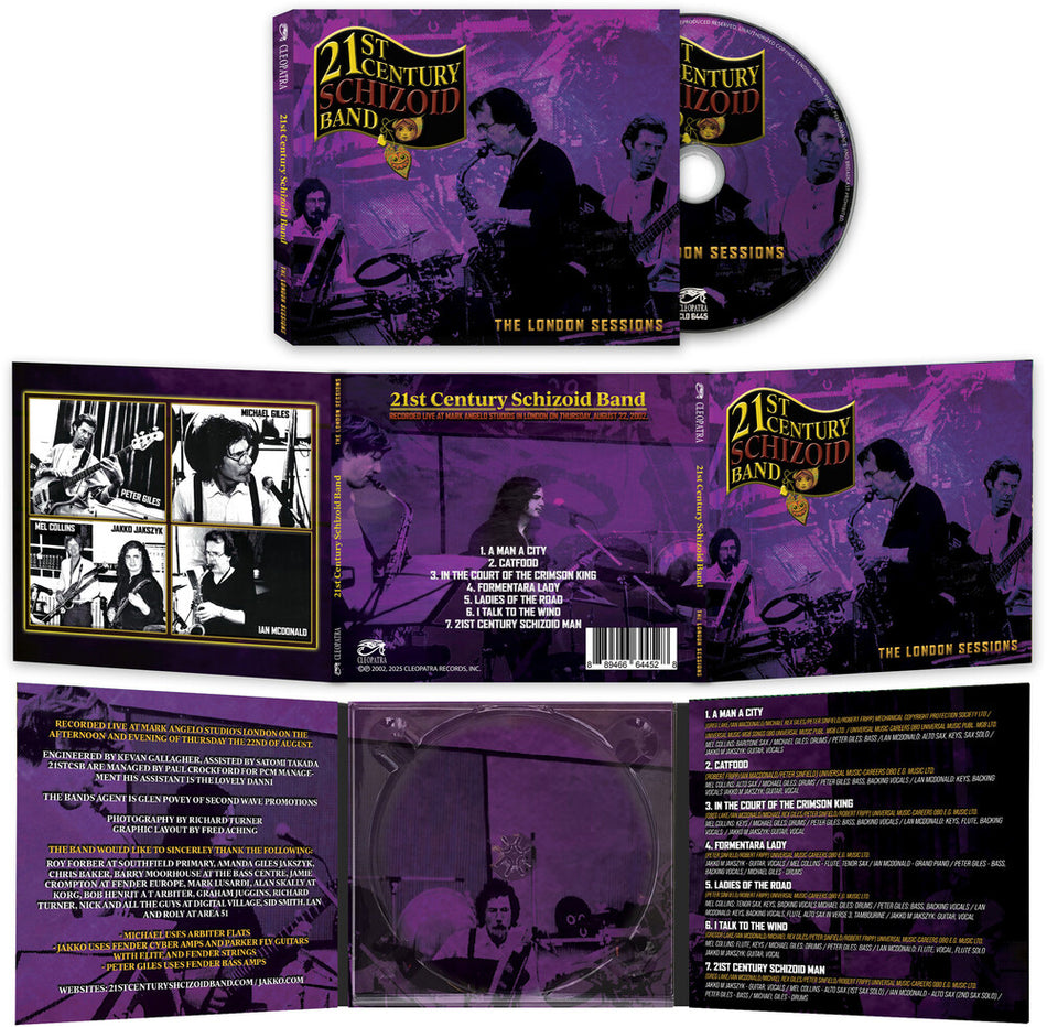 the album cover for 21st Century Schizoid Band - The London Sessions