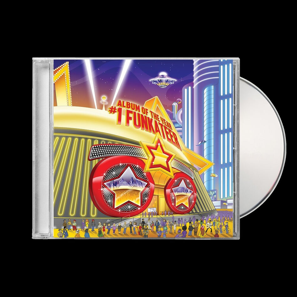the album cover for Bootsy Collins - Album Of The Year 1 Funkateer