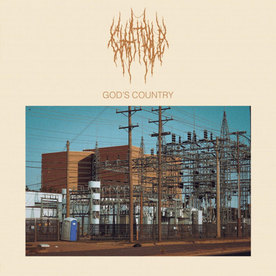 the album cover for Chat Pile - God's Country - Purple [Colored Vinyl] (Purp)