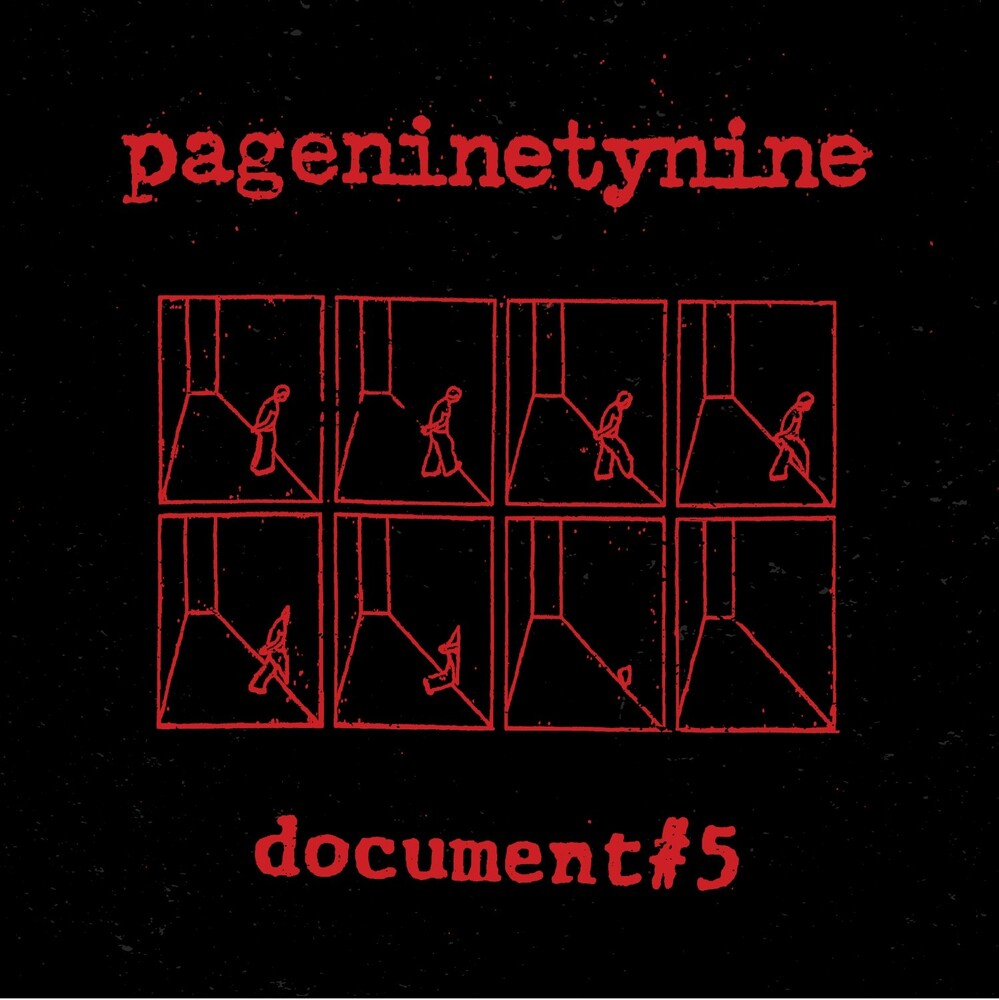 the album cover for Pageninetynine - Document #5 (Blk) [Clear Vinyl] (Red) (Spla)