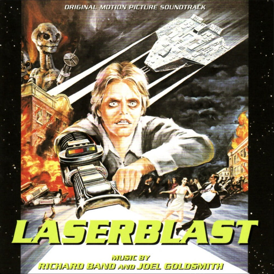 the album cover for Richard Band  / Goldsmith,Joel (Ltd) (Rmst) - Laserblast - O.S.T [Limited Edition] [Remastered]
