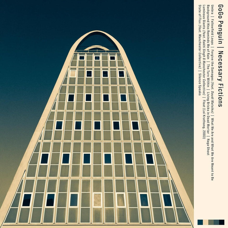 the album cover for Go Go Penguin - Necessary Fictions