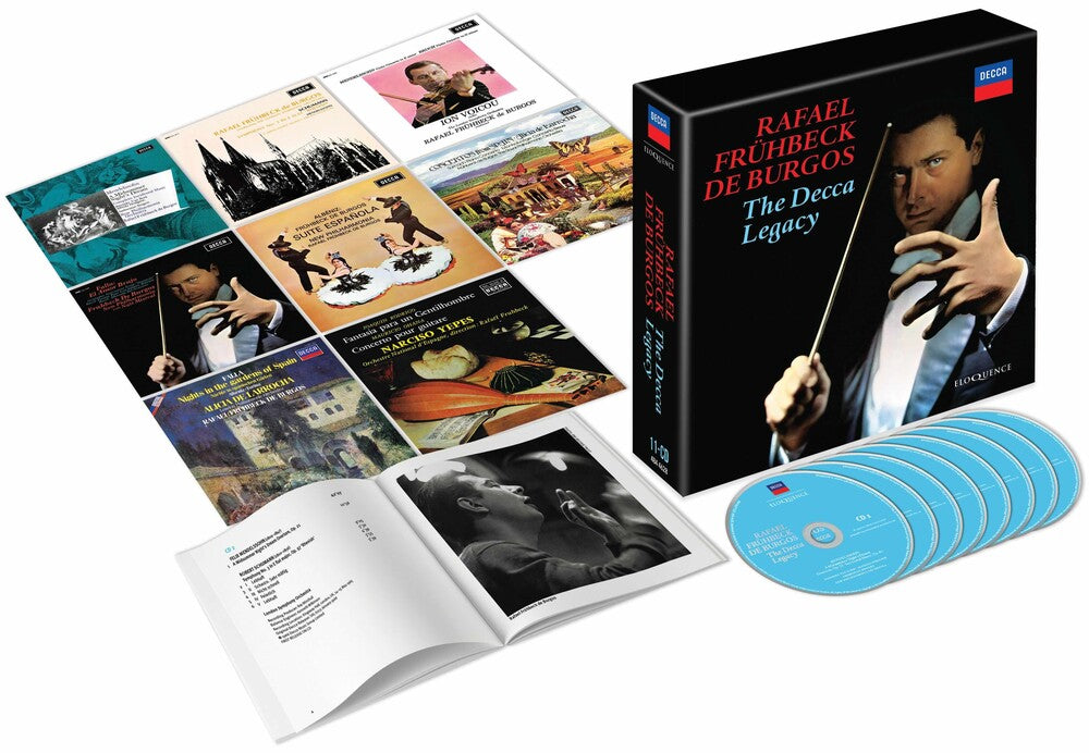 the album cover for Fruhbeck De Rafael Burgos - Fruhbeck De Burgos: Decca Legacy (Box) (Aus)