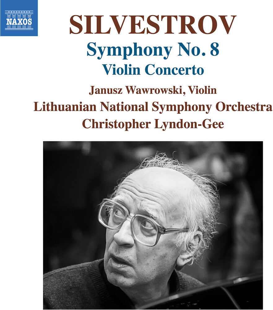 the album cover for Janusz, Wawrowski / Silvestrov - Silvestrov: Violin Concerto & Symphony No. 8