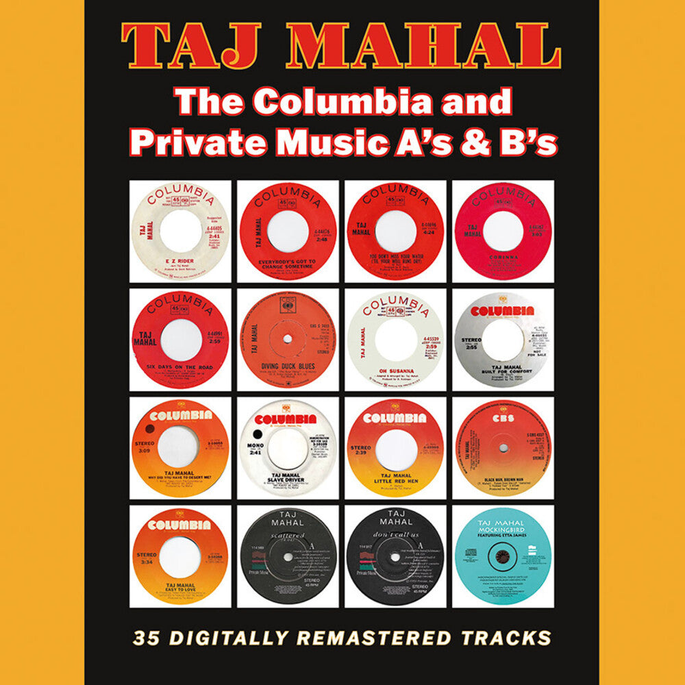 the album cover for Taj Mahal - Columbia & Private Music A's & B's (Uk)
