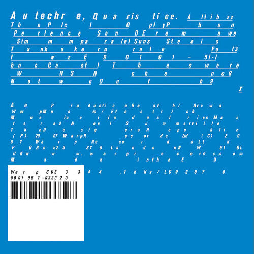 Autechre - Quaristice LP (2 Discs)
