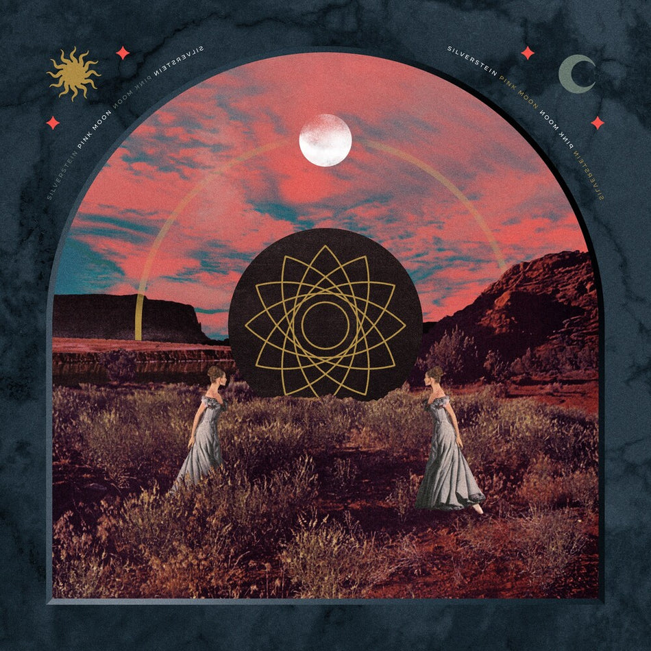 the album cover for Silverstein - Pink Moon (Ocrd)