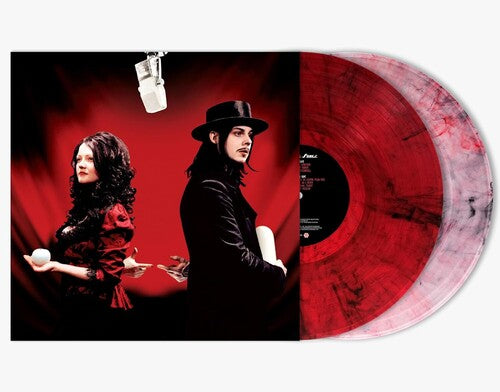 The White Stripes - Get Behind Me Satan LP (20th Anniversary Clear and Red with Black Wisps Vinyl)