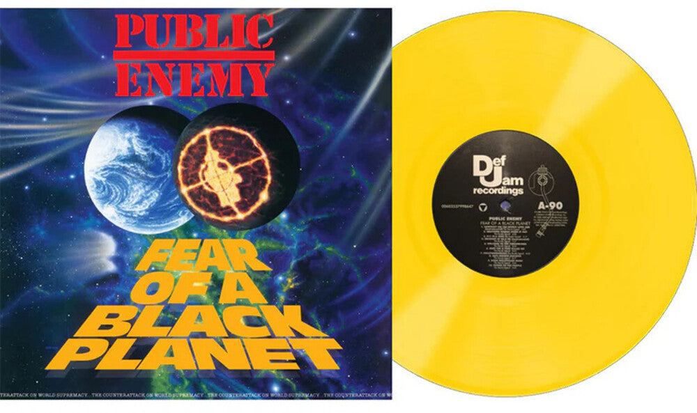 the album cover for Public Enemy - Fear Of A Black Planet [Colored Vinyl] [Limited Edition] (Hol)