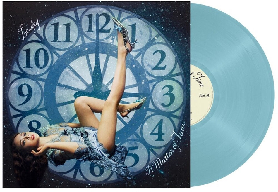 the album cover for Laufey -  A Matter of Time [LP Timeless Blue]
