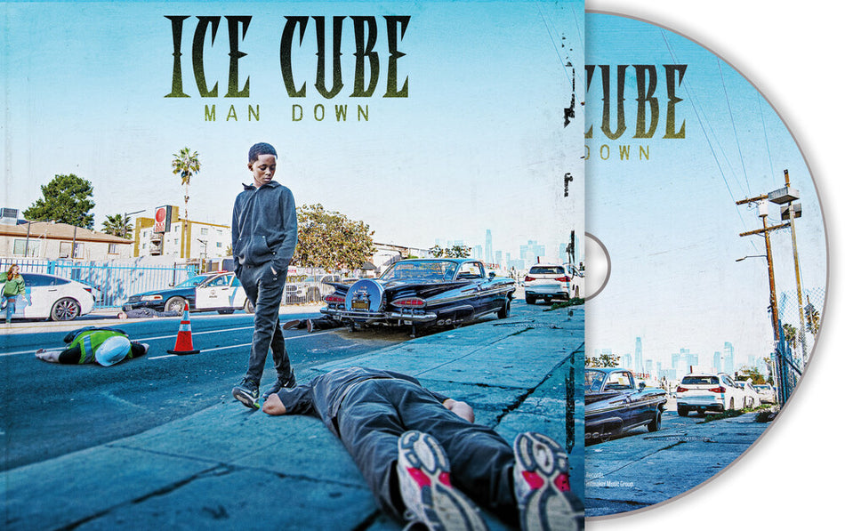 the album cover for Ice Cube - Man Down (Fra)