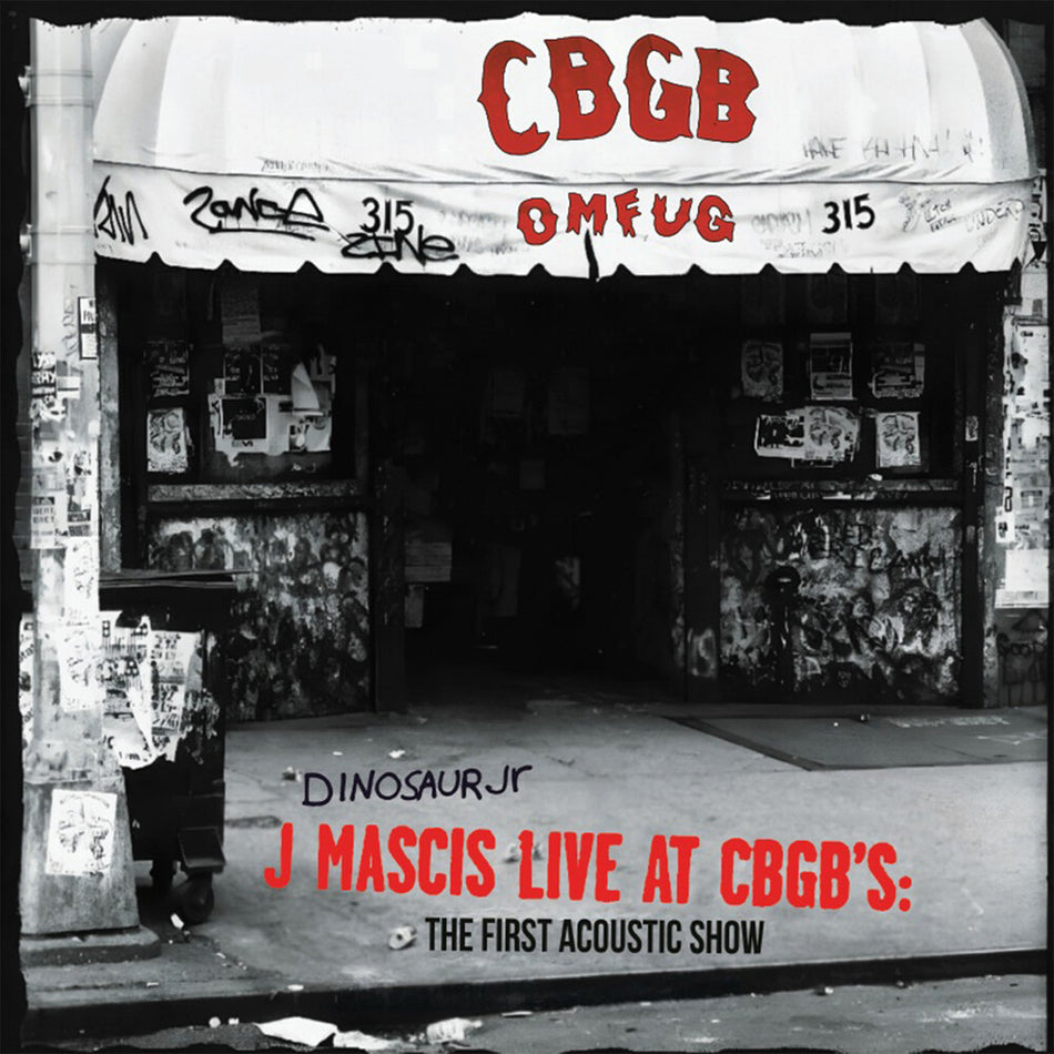 the album cover for J Mascis . - Live At Cbgb's [Colored Vinyl] (Red) (Coll)