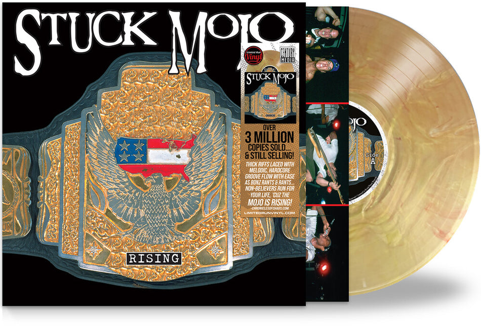 the album cover for Stuck Mojo - Rising - Sunflare