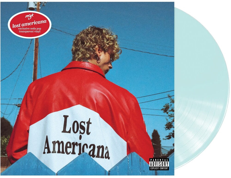 the album cover for mgk - Lost Americana [Indie Exclusive Soda Pop Bottle LP]