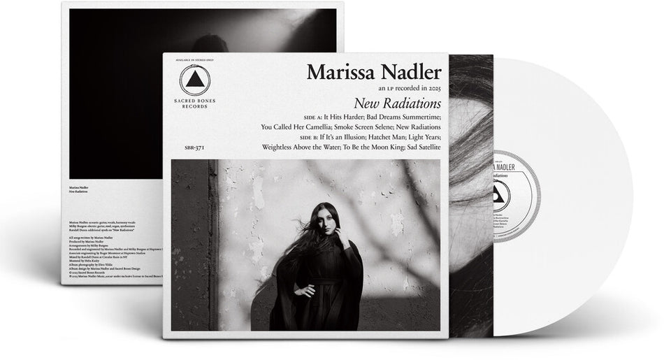 the album cover for Marissa Nadler - New Radiations [Colored Vinyl] (Wht)