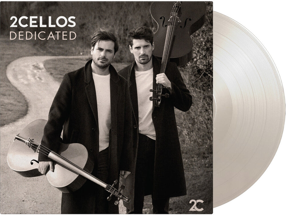 the album cover for 2Cellos - Dedicated [Colored Vinyl] [180 Gram] (Wht)