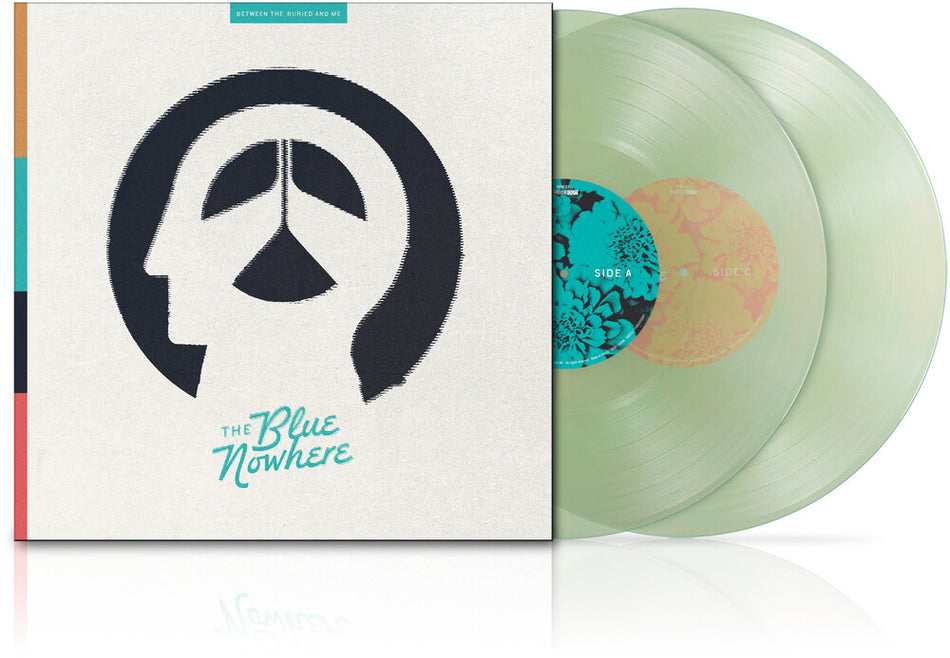 the album cover for Between The Buried And Me - The Blue Nowhere [Indie Exclusive coke bottle clear 2LP]