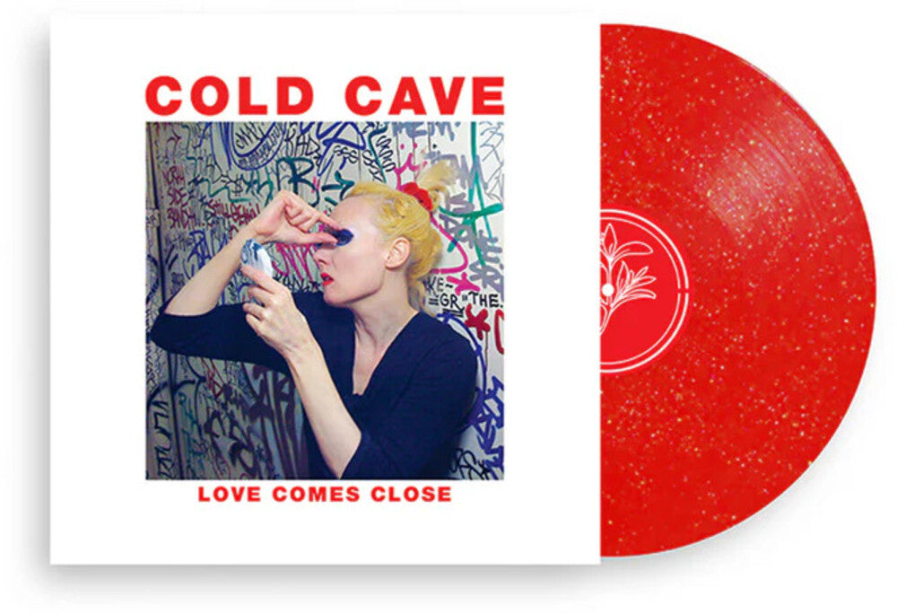 the album cover for Cold Cave - Love Comes Close [Colored Vinyl] (Red) (Uk)