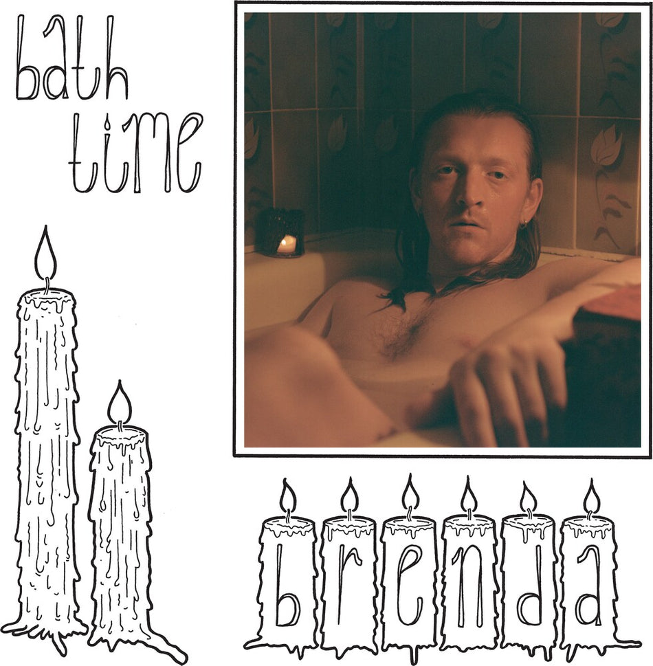 the album cover for Brenda - Bath Time (Blue) [Colored Vinyl] (Org)
