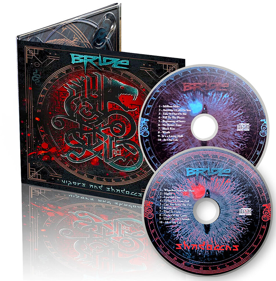 the album cover for Bride - Vipers & Shadows
