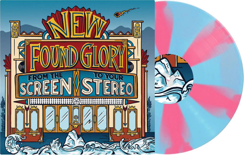 the album cover for New Found Glory - From The Screen To Your Stereo 1 (Blue) [Colored Vinyl]
