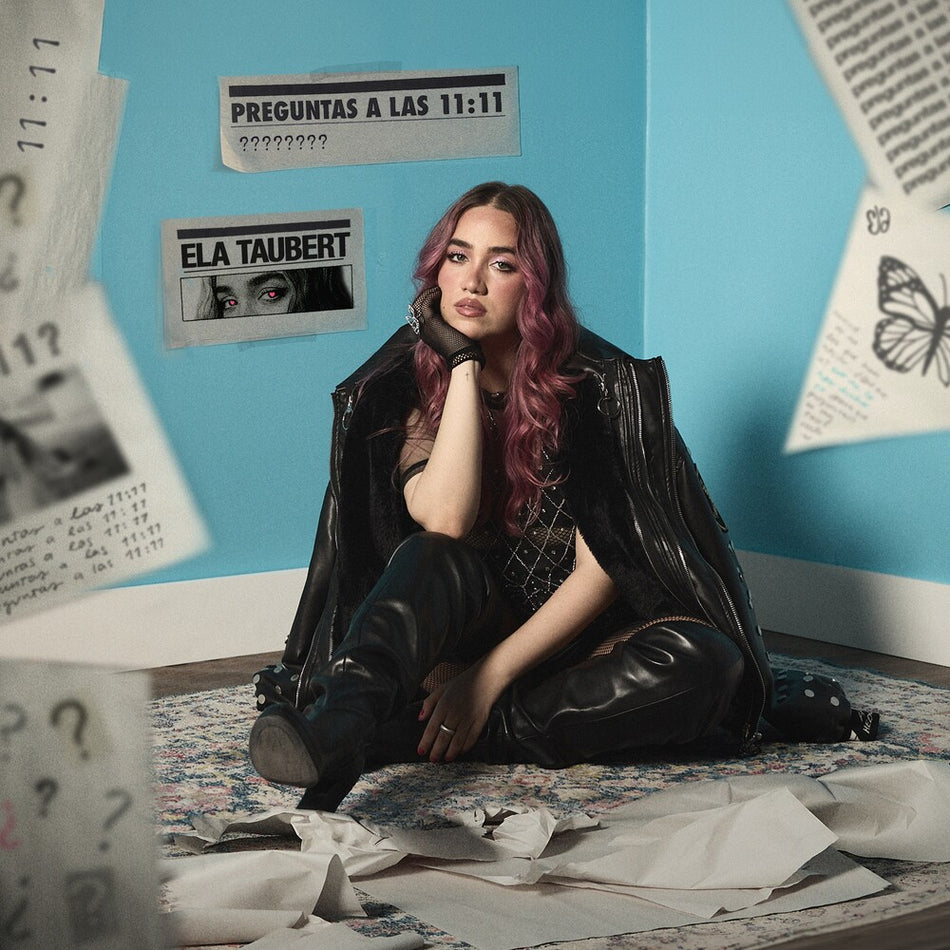the album cover for Taubert, Ela - Preguntas A Las 11:11  [Lavender Eco-Mix LP]