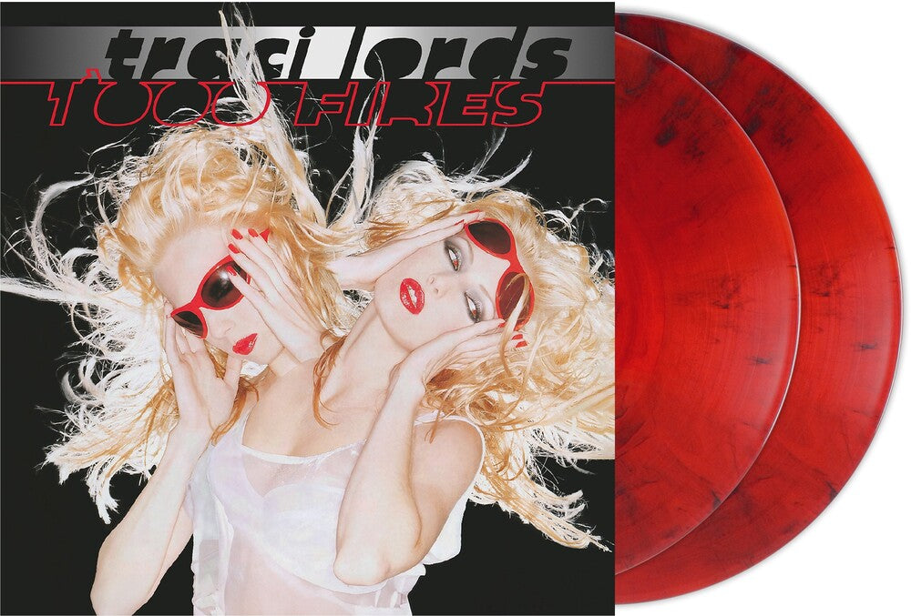 the album cover for Traci Lords - 1000 Fires [Exclusive Colored Red Smoke Vinyl with Poster]
