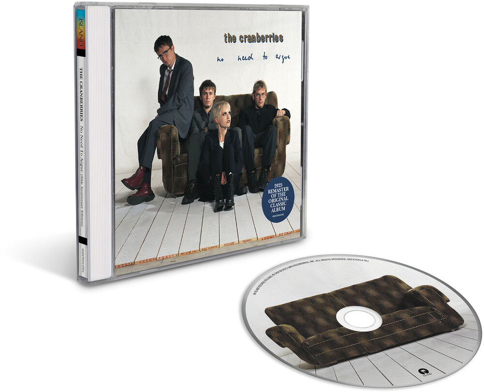 the album cover for The Cranberries - No Need To Argue (30th Anniversary Edition) -  [CD]