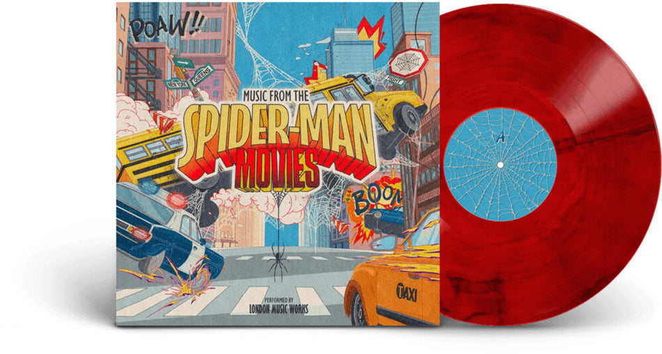 the album cover for London Music Works - Music From Spider-Man [Colored Vinyl]