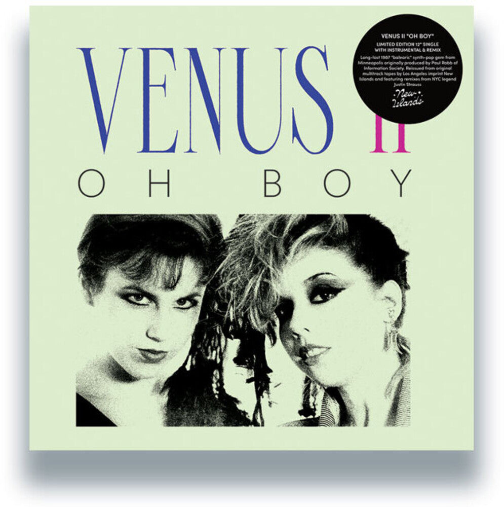 the album cover for Venus II - Oh Boy (Justin Strauss Remix)