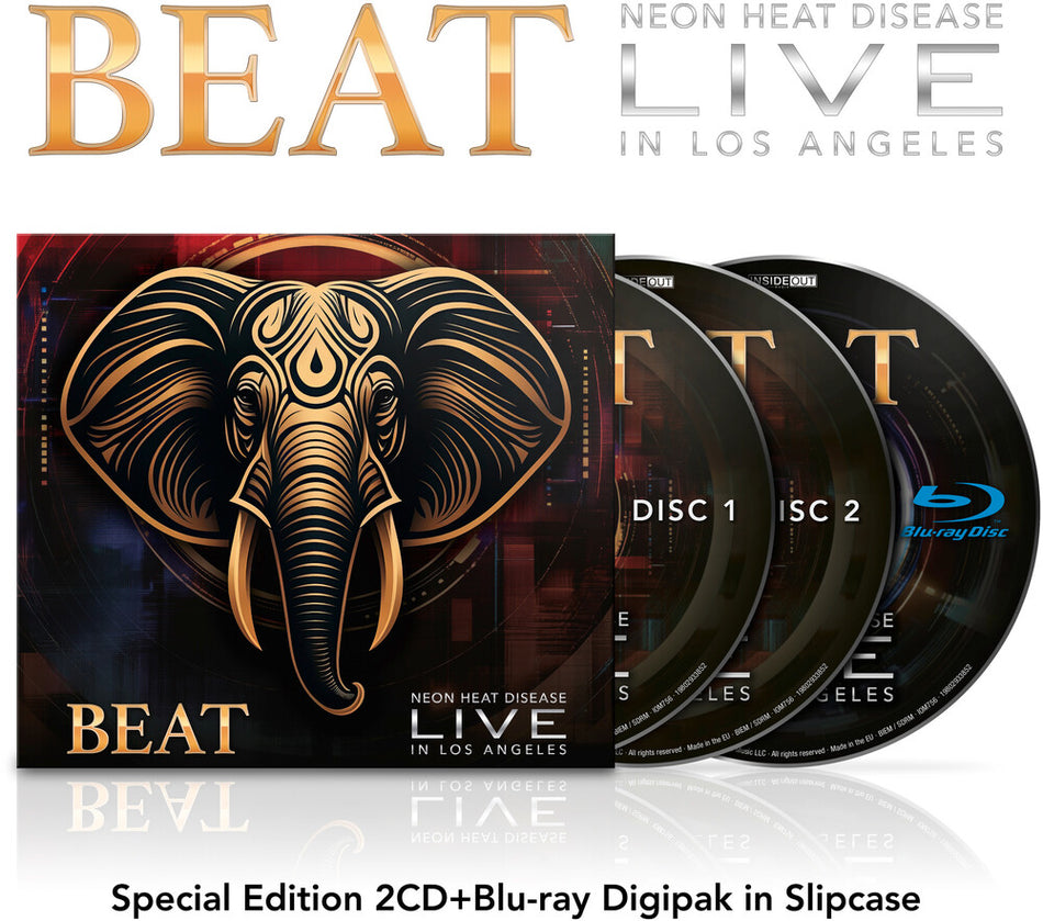 the album cover for Beat - LIVE [2CD+Blu-ray]