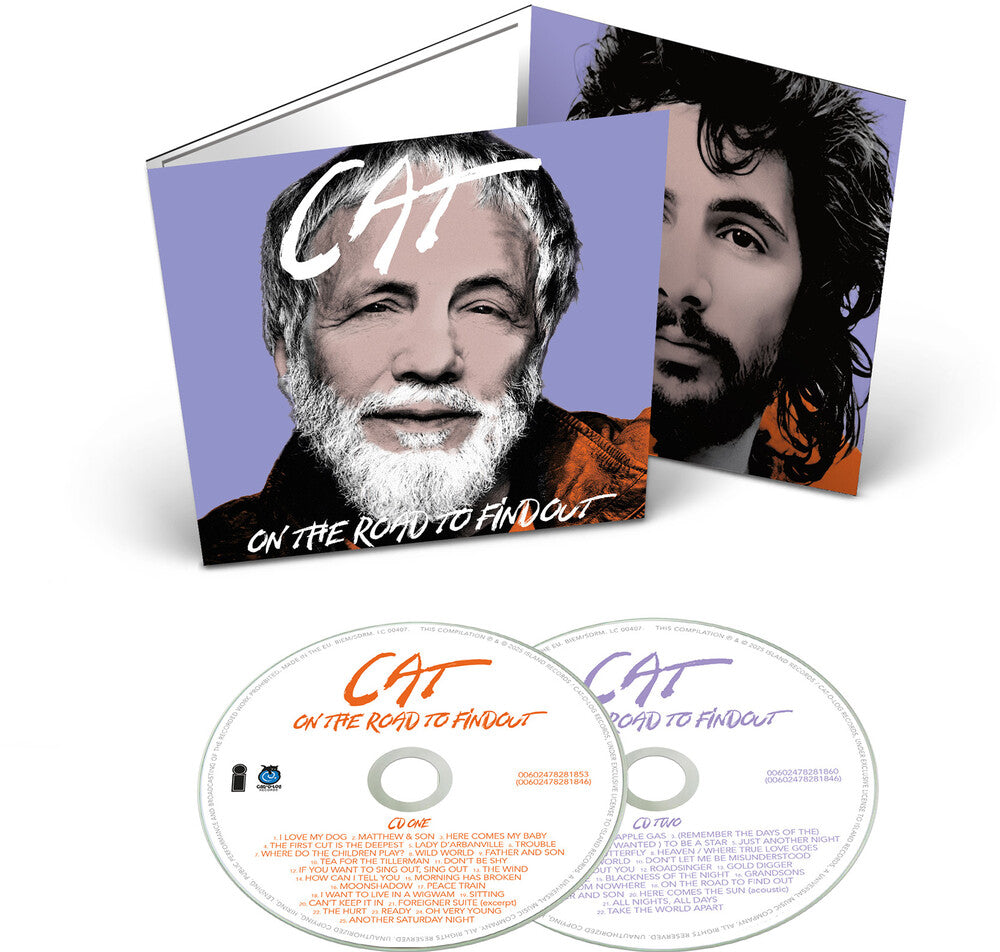 the album cover for Yusuf/Cat Stevens - On The Road To Findout: Greatest Hits [Deluxe 2 CD] [Limited Edition]