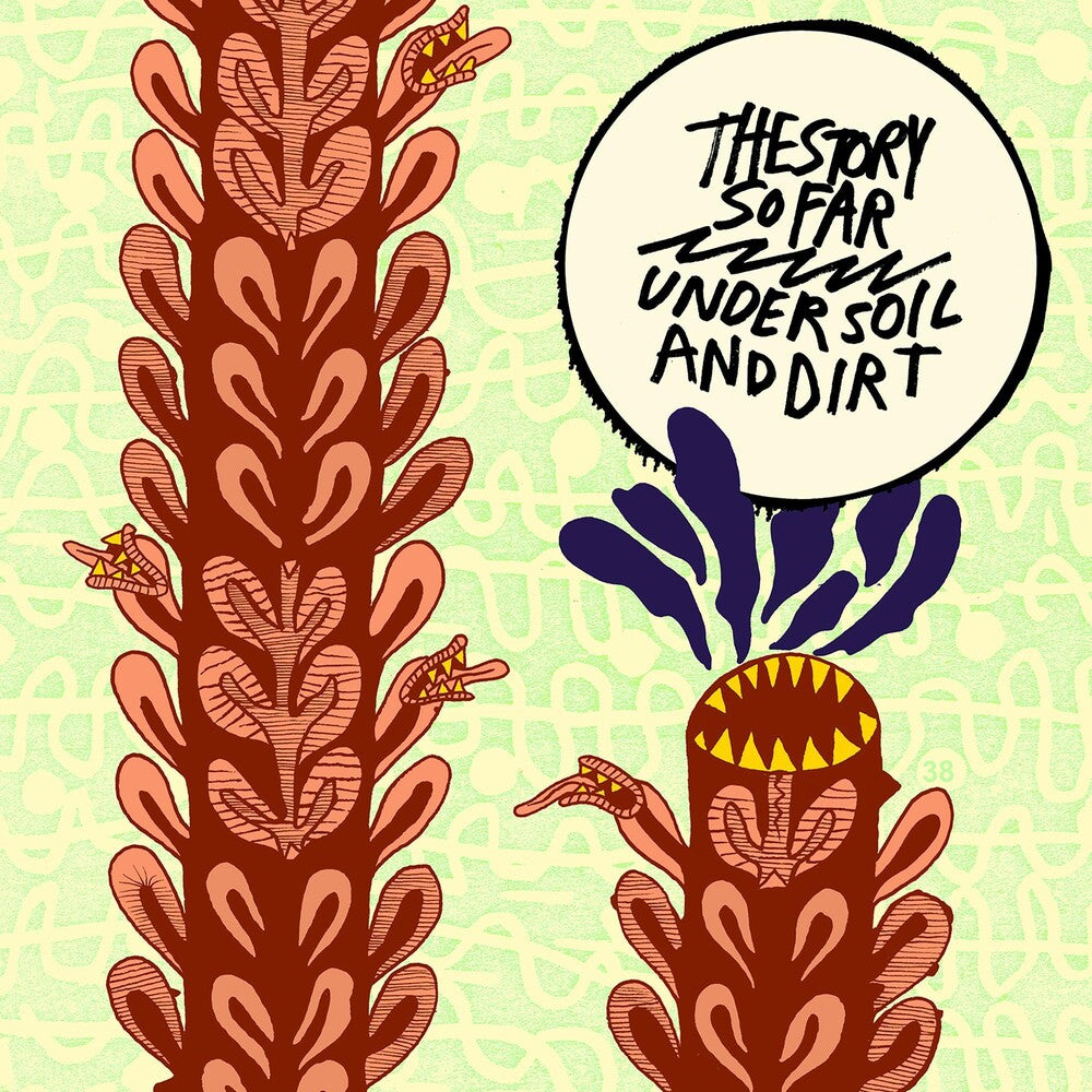 the album cover for The Story So Far - Under Soil And Dirt [Violet with Black Splatter Colored Vinyl]