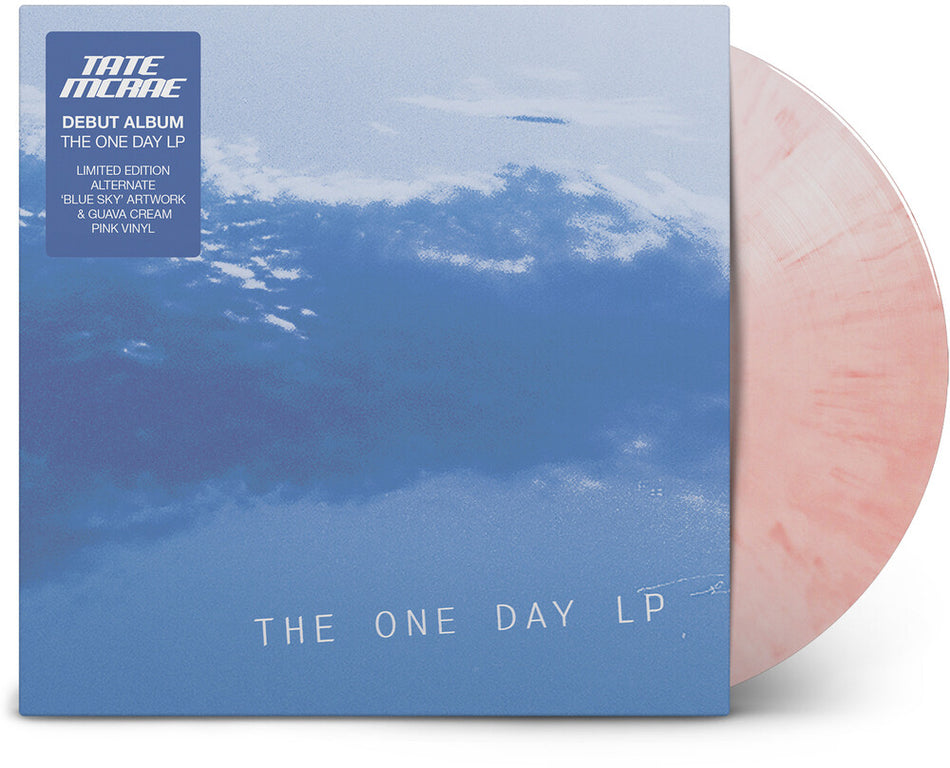 the album cover for Tate McRae - The One Day LP [Limited Edition Guava Pink Cream Colored Vinyl] (Reissue)