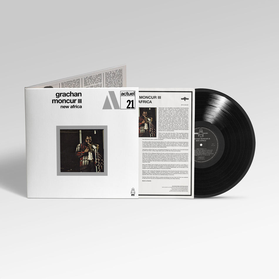 the album cover for Moncur Grachan Iii - New Africa [Deluxe] (Gate) [Limited Edition] [Remastered] [Reissue]