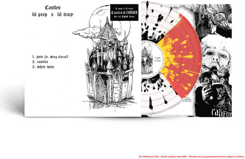 Lil Peep - Castles I & II LP (White/Black and Red/Yellow Splatter Vinyl, with Sticker)