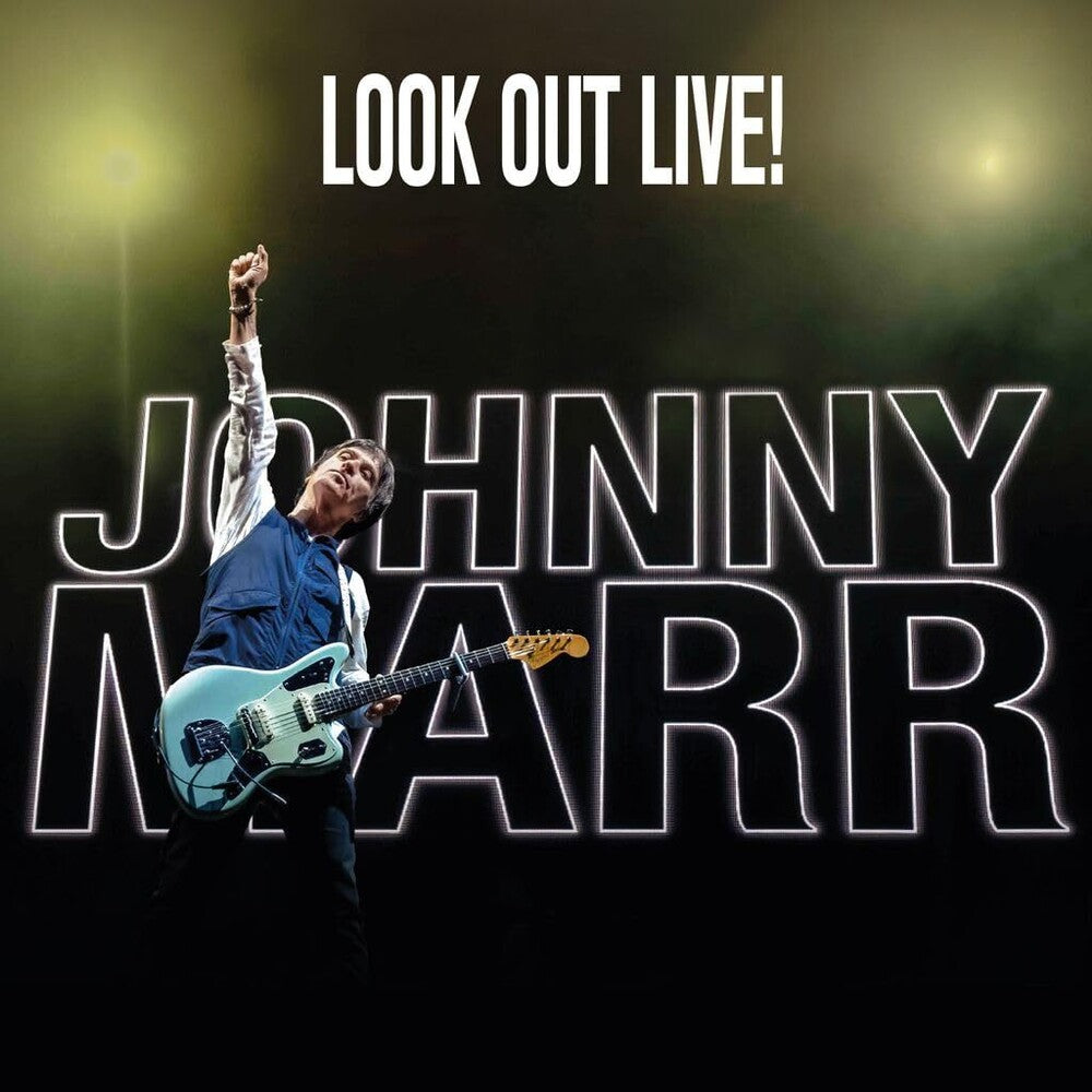 the album cover for Johnny Marr - Look Out Live!