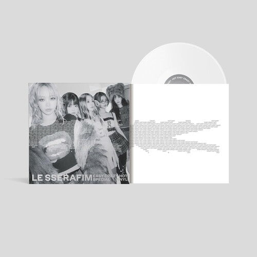 Le Sserafim - 'EASY-CRAZY-HOT' LP (Silver/White Vinyl)