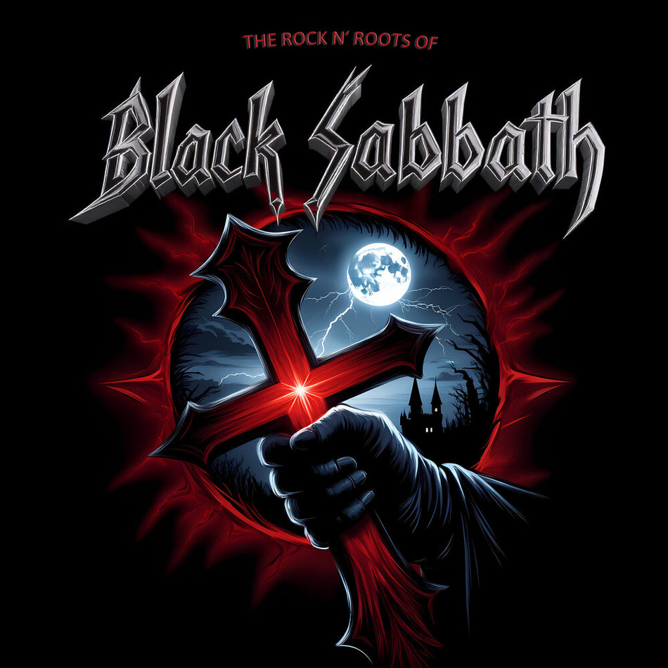 the album cover for Black Sabbath - Rock N' Roots Of [Clear Red Vinyl]