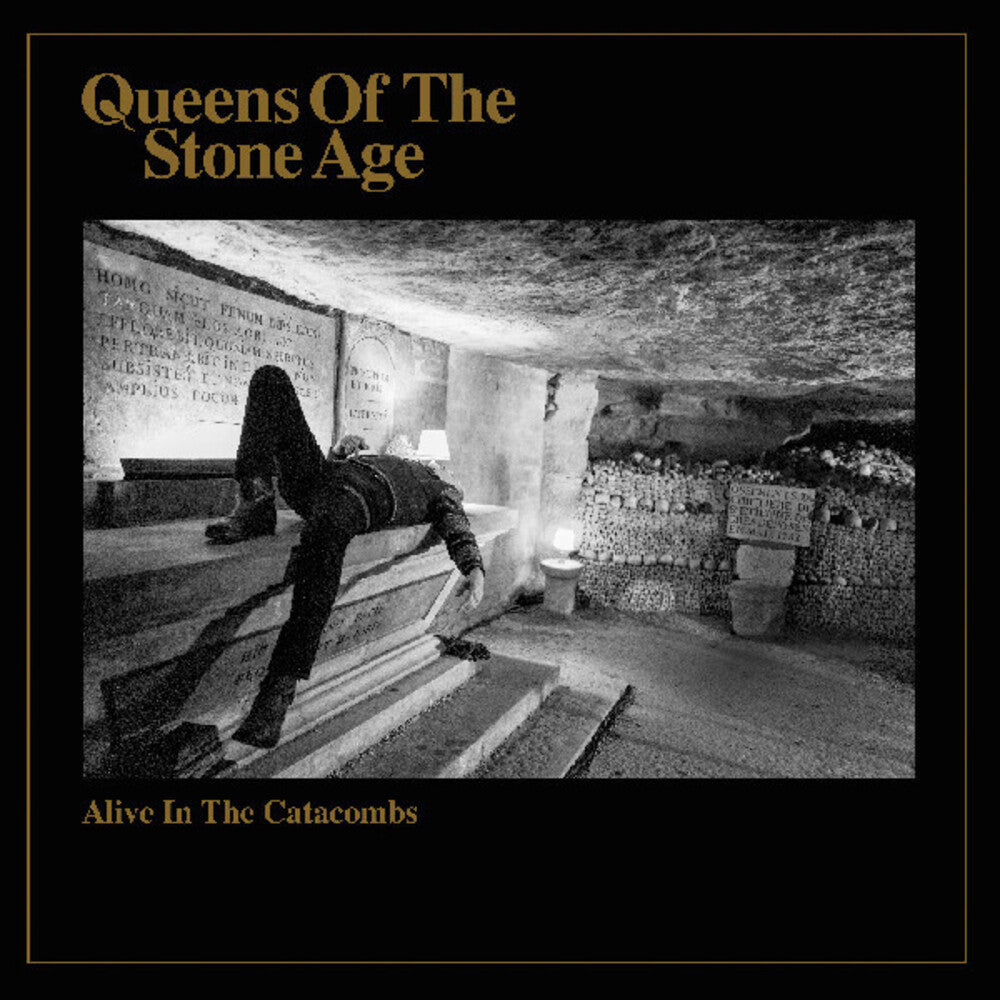 the album cover for Queens Of The Stone Age - Alive in the Catacombs [Indie Exclusive LP]