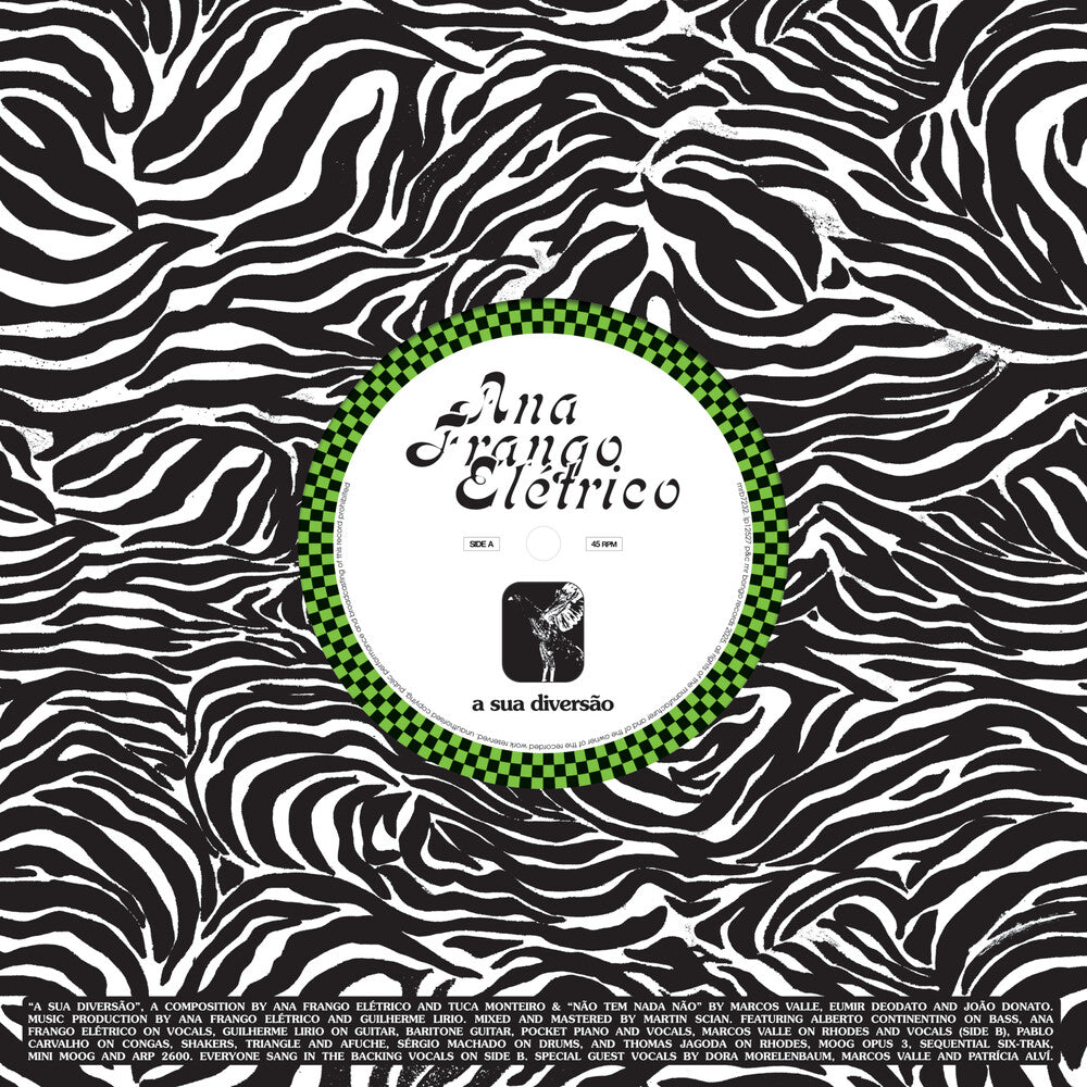 the album cover for Ana Frango Elétrico - Sua Diversao / Nao Tem Nada Nao