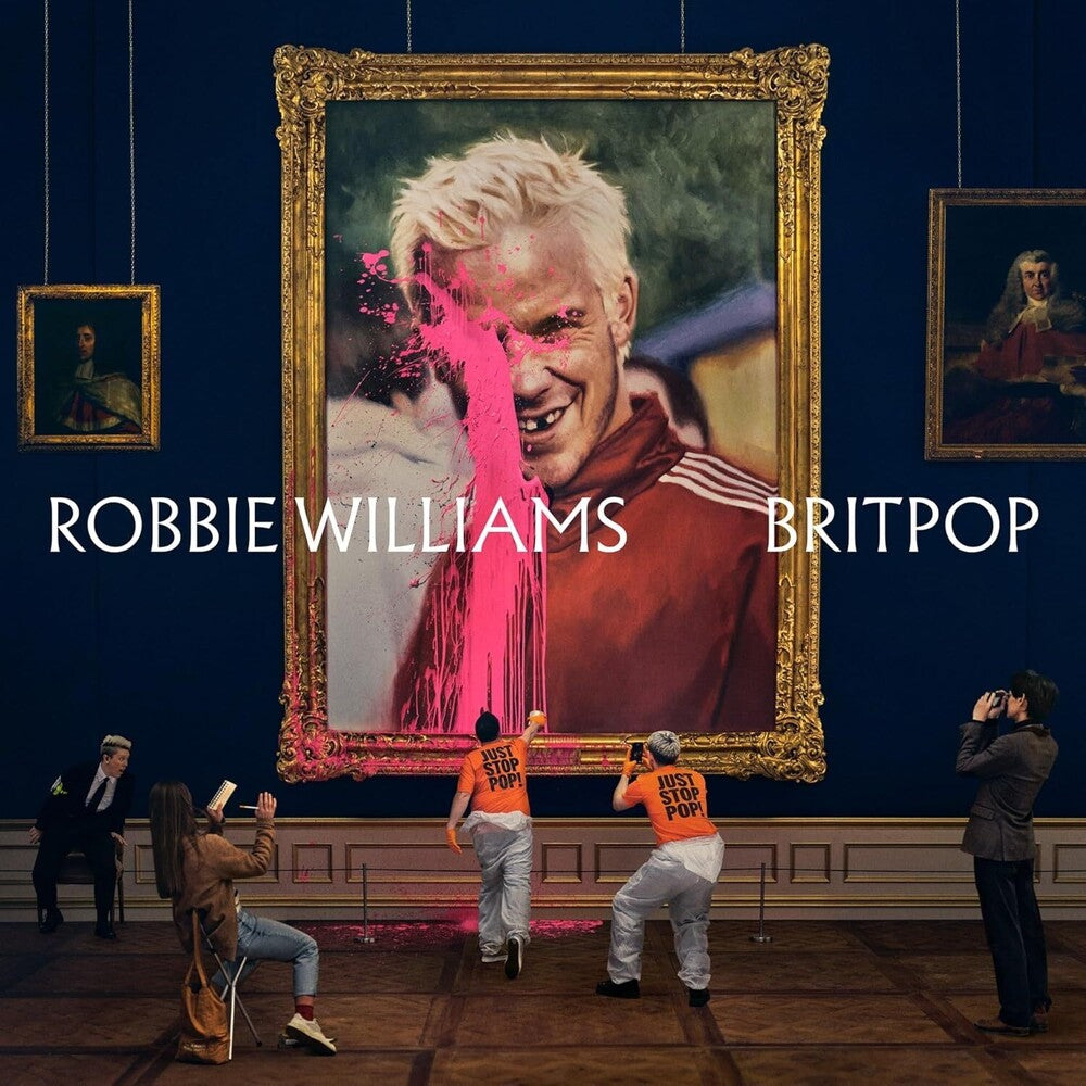 the album cover for Robbie Williams - Britpop [White]