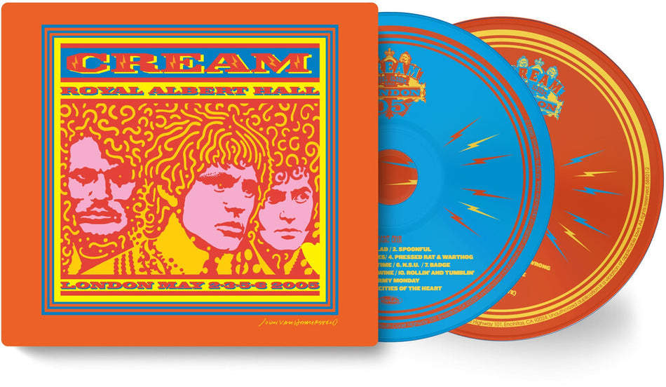 the album cover for Cream - Royal Albert Hall London May 2-3-5-6 2005 (Live)