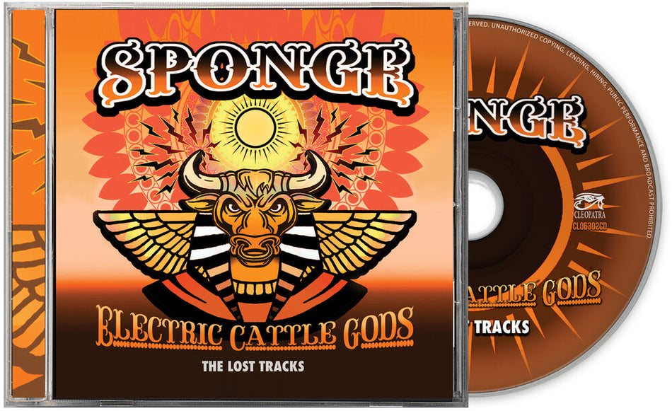 the album cover for Sponge - Electric Cattle Gods - The Lost Tracks