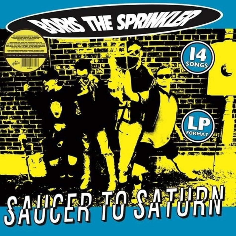 the album cover for Boris The Sprinkler - Saucer To Saturn [Colored Vinyl] (Spla)