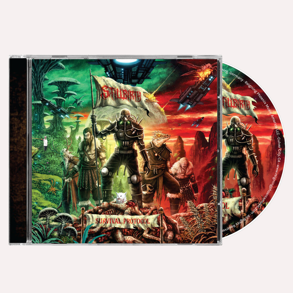 the album cover for Stillbirth - Survival Protocol