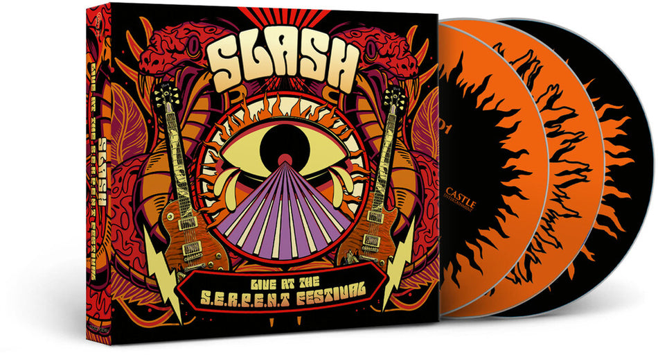 the album cover for Slash - Live at the S.E.R.P.E.N.T Festival [2 CD + DVD]