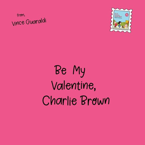 Vince Guaraldi - Be My Valentine, Charlie Brown 12" Single LP (Indie Exclusive Shaped Red Vinyl)